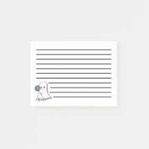 Cute Ghost con las notas Post-It de Lolipop