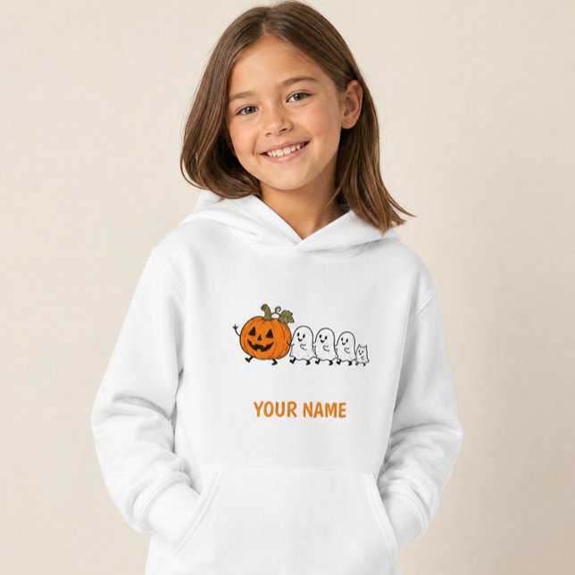 Cute Ghost Parade Sudadera con capucha para niños  (Subido por el creador)
