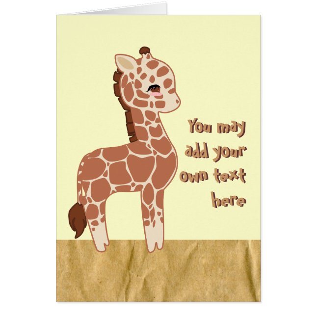 Cute Giraffe (Frente)