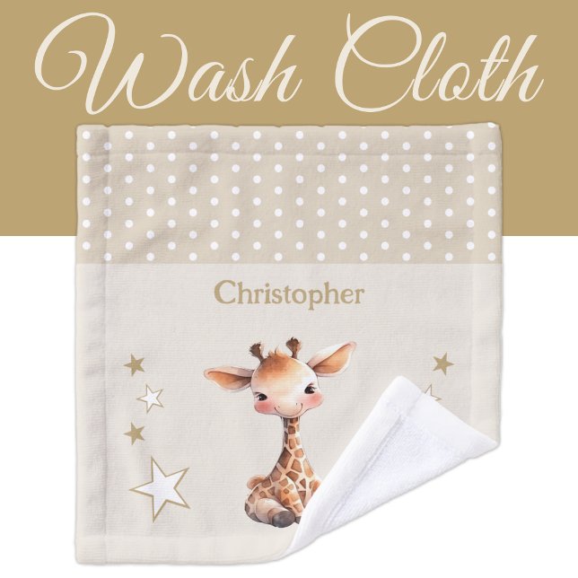 Cute giraffe añadir nombre polka puntos estrellas  (Subido por el creador)