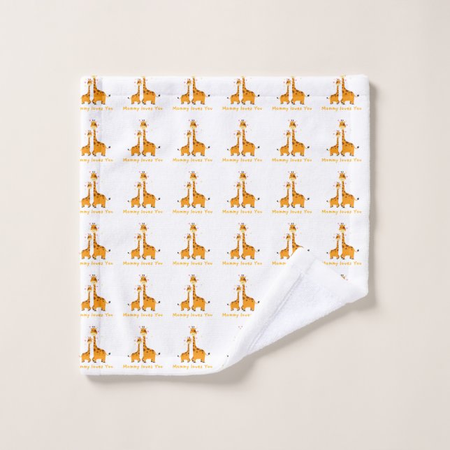 Cute Giraffe - Bathroom Towel Set (Toallita)