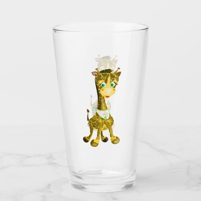Cute Giraffe Glass (Anverso)