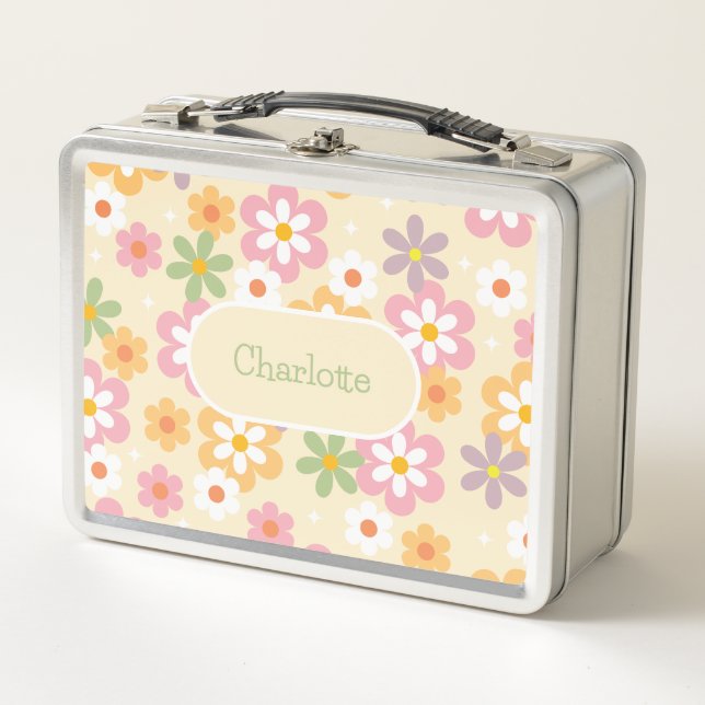 Cute Girly Daisy Pattern  (Anverso)