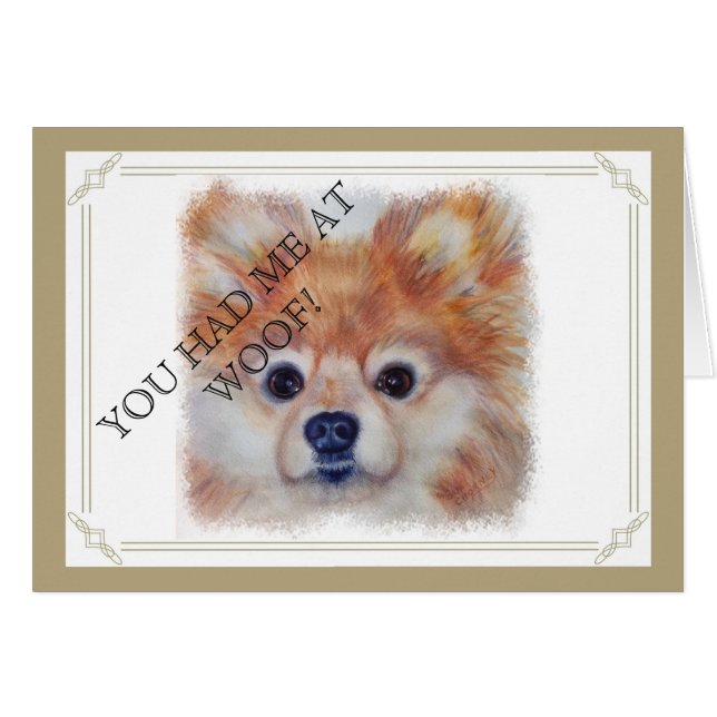 CUTE GOLDEN POMERANIAN (Anverso (Horizontal))