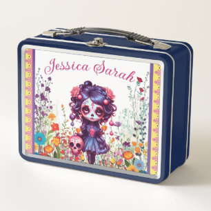 Cute Gothic Garden Sugar Skull