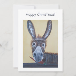 Cute graciosa Navidad Donkey