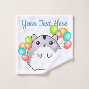 Cute Gray Kawaii Hamster