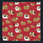 Cute Guinea Cerdos Bandana<br><div class="desc">Cuidados conejillos de indias.</div>