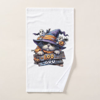 Cute Halloween Cat Sticker � Sombrero de Bruja, Ca