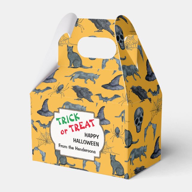 Cute Halloween diseño completo personalizado Caja  (Front Side)