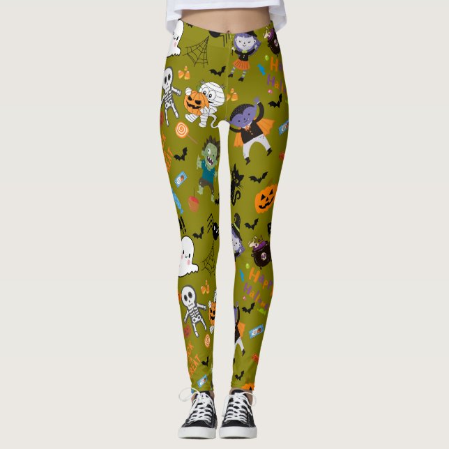Cute Halloween Leggings (Anverso)