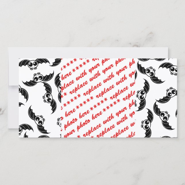 Cute Halloween Personalizado Bat (Anverso)