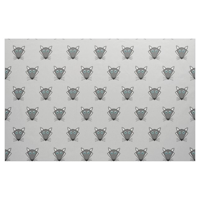 Cute Halloween Wolf estampado en tela ("Cuarto gordo" (fat quarter))