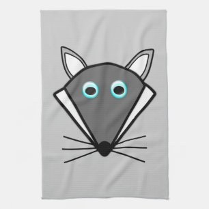 Cute Halloween Wolf Kitchen Toalla