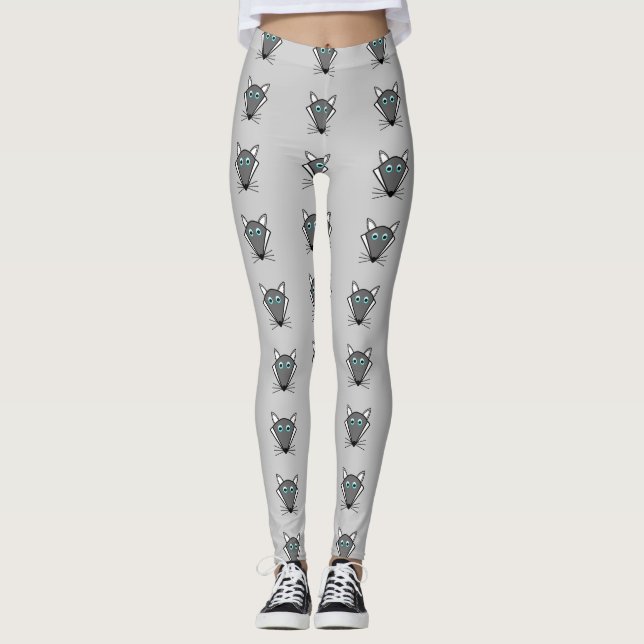 Cute Halloween Wolf Leggings (Anverso)