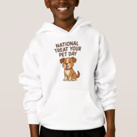 Cute Happy Dog Tee | National Treat Your Pet Day 