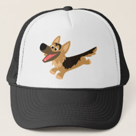 Cute Happy Personalizado German Shepherd Gorra