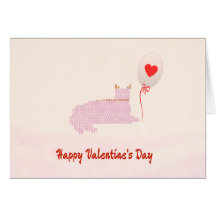 Cute Happy Valentine Day Card