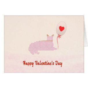 Cute Happy Valentine Day Card