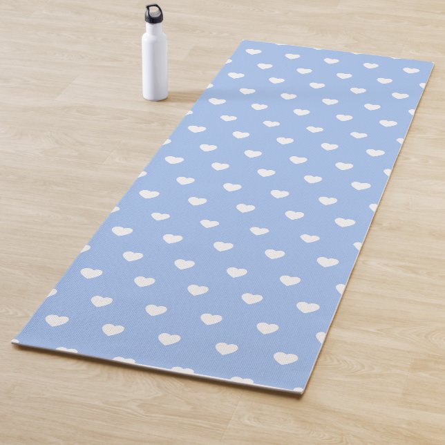 Cute Heart Pattern Goma Yoga Mat (In situ)