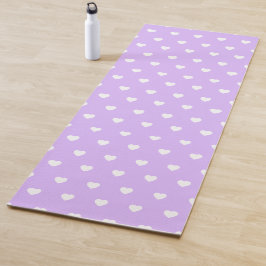 Cute Hearts Rubber Yoga Mat