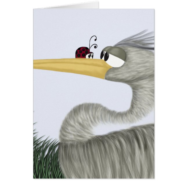 Cute Heron y Ladybug (Frente)