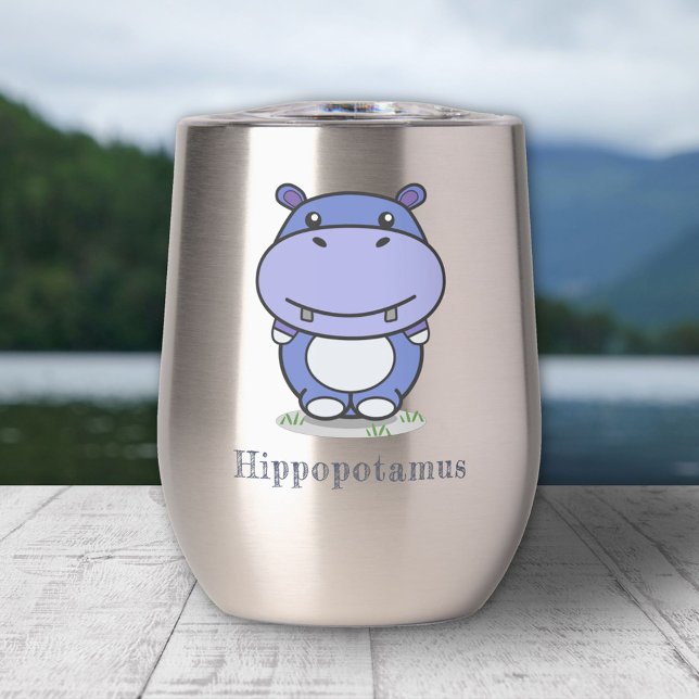 Cute Hippo (Cute Hippo Tumbler)