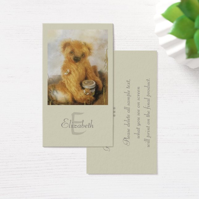 Cute Honey Bear Teddy Personalizado (Escritorio)
