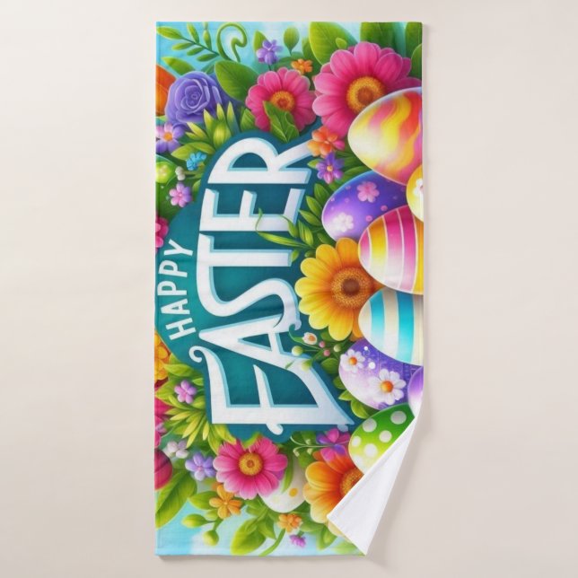 Cute huevo de primavera/Pascua (Toalla de baño)