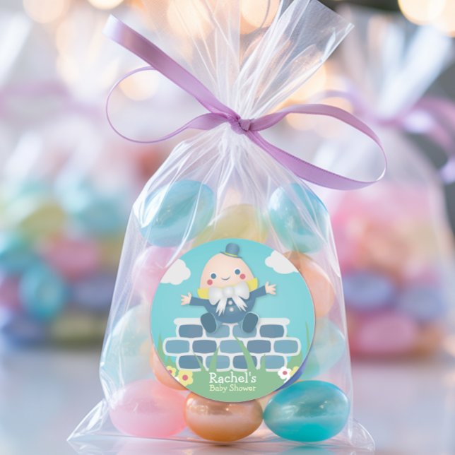 Cute Humpty Dumpty Pegatinas de Baby Shower (Subido por el creador)
