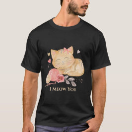 Cute I Meow You Cat Camiseta