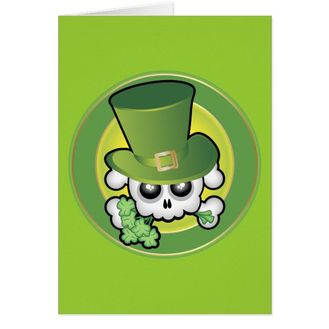 Cute Irish Skull (Frente)