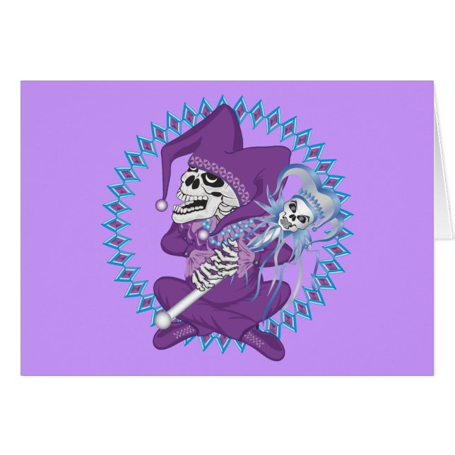 Cute Jester Skull (Anverso (Horizontal))