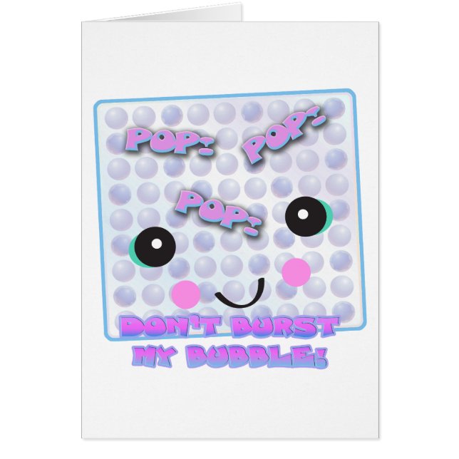 Cute Kawaii Bubble Wrap (Frente)