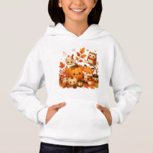 Cute Kawaii Calabaza De Otoño Zorro Búho Animales 