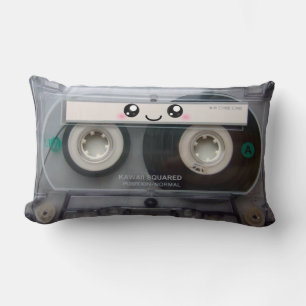 Cute Kawaii Cassette Colchón / almohada