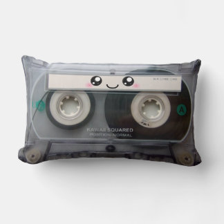 Cute Kawaii Cassette Colchón / almohada