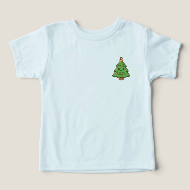 Cute Kawaii Christmas Tree Shirt • Cute Holiday Gi (Diseño delantero )