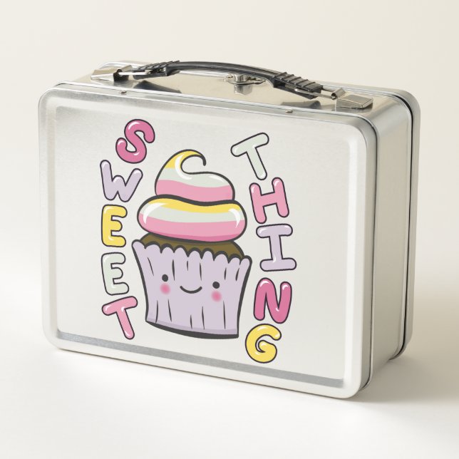  Cute Kawaii Cupcake with Text (Reverso)
