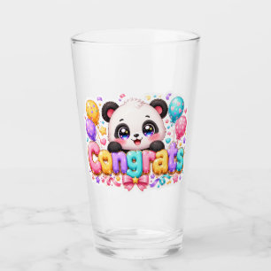 Cute Kawaii Felicidades Panda Nombre Pastel Rosa G