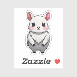 Cute Kawaii inspiró 6 - Pegatina Capybara