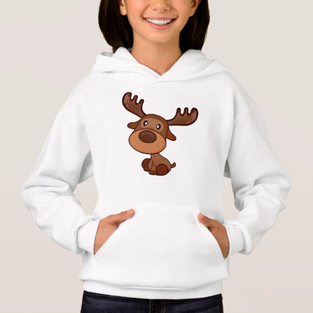 Cute Kawaii Moose Elk Deer Funny Alaska Moose (Anverso)