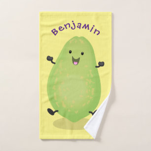 Cute kawaii papaya paw personalizado ilustracion