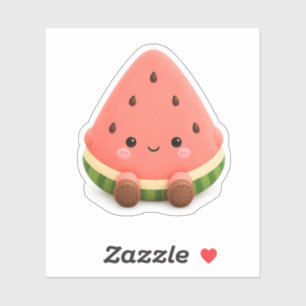 Cute Kawaii Pegatina de Sandía