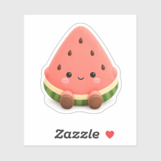 Cute Kawaii Pegatina de Sandía 