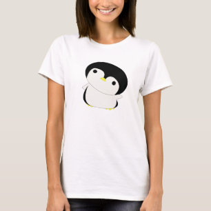 Cute Kawaii Penguin dice camiseta de alta calidad
