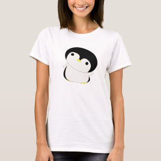 Cute Kawaii Penguin dice camiseta de alta calidad