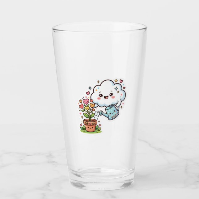 Cute Kawaii Plant Kindness Cute Cloud y FSticker (Anverso)