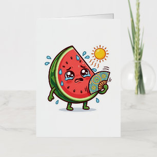 Cute Kawaii Sandía Marroquí de Verano DallSticker