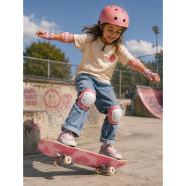 Cute Kawaii Strawberry Cow Pattern Skateboard
